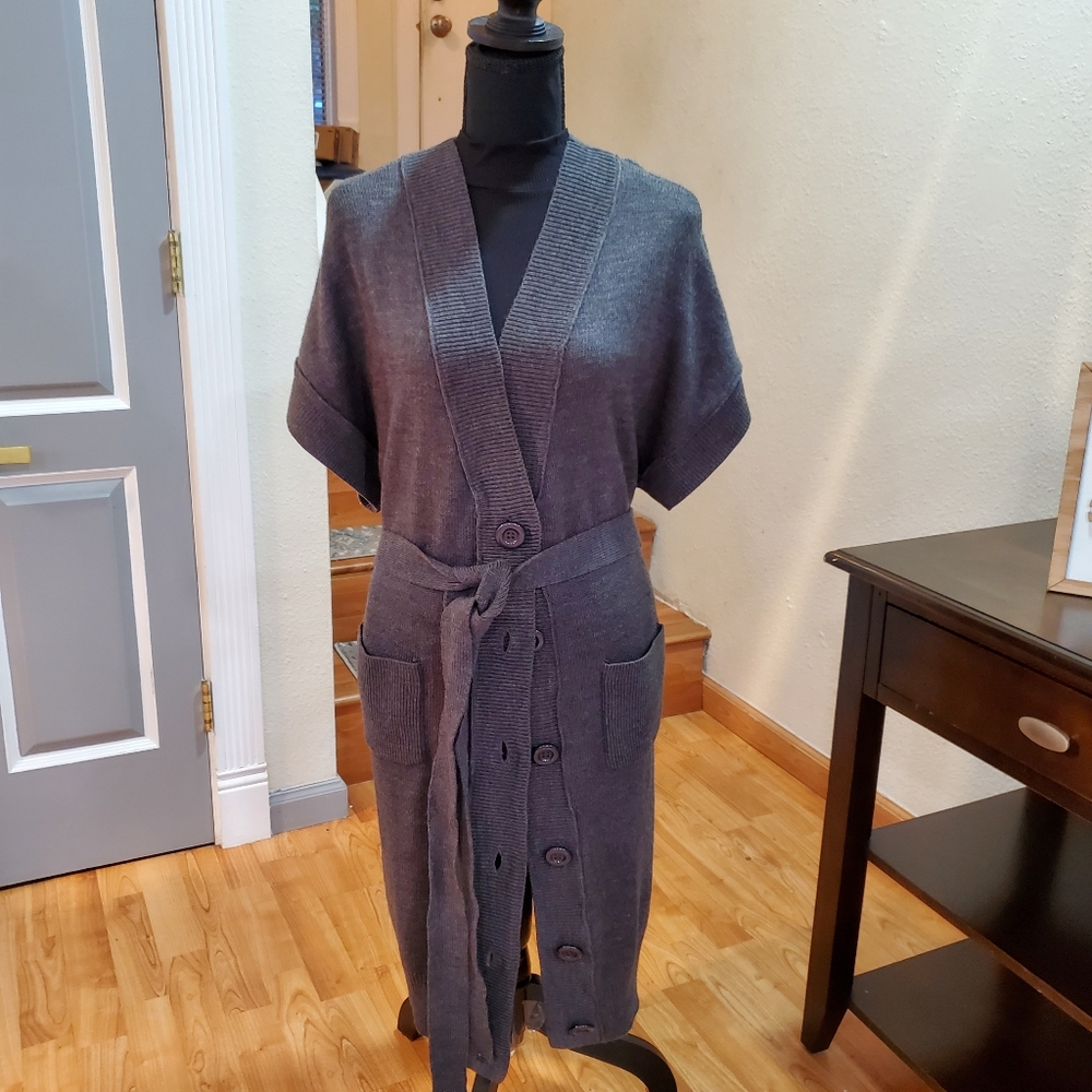 Worthington long belted sweater short sleeve   # BUNDLE TO SAVE MORE